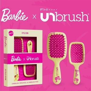 Barbie Unbrush special edition 2 brushes - large & mini